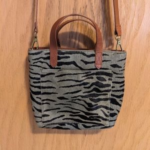 Madewell Small Transport Crossbody in Calf Hair